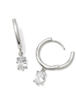 KENDRA SCOTT Cailin Single Stone Huggie- Crystal