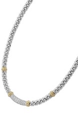 LAGOS Caviar Lux Caviar Diamond Necklace | 5mm