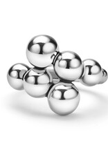 LAGOS Caviar Bubbly Silver Beaded Ring