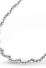 LAGOS Caviar Bubbly Silver Beaded Scalloped Necklace