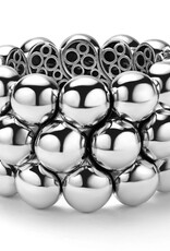 LAGOS Caviar Bubbly Silver Statement Bracelet