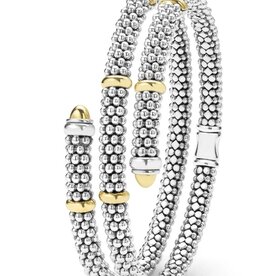 LAGOS Signature Caviar Two-Tone Caviar Versa Wrap Bracelet
