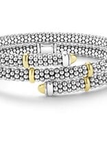LAGOS Signature Caviar Two-Tone Caviar Versa Wrap Bracelet