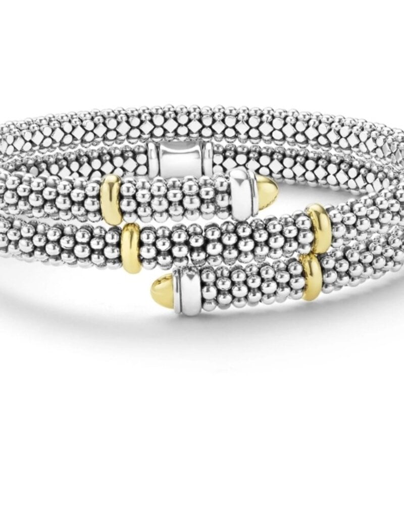 LAGOS Signature Caviar Two-Tone Caviar Versa Wrap Bracelet