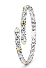 LAGOS Signature Caviar Two-Tone Caviar Versa Bypass Bracelet