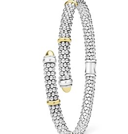 LAGOS Signature Caviar Two-Tone Caviar Versa Bypass Bracelet