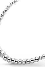 LAGOS Caviar Bubbly Petite Silver Graduated Bead Necklace