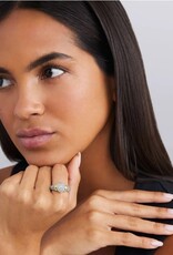 LAGOS Signature Caviar Two-Tone Oval Caviar Diamond Ring