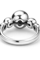 LAGOS Caviar Bubbly Silver Beaded Ring