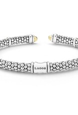 LAGOS Signature Caviar Two-Tone Caviar Versa Torque Bracelet