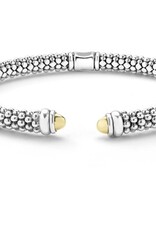 LAGOS Signature Caviar Two-Tone Caviar Versa Torque Bracelet