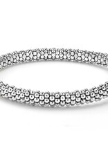 LAGOS Black Caviar Two-Tone Black Ceramic Diamond Caviar Bracelet | 6mm