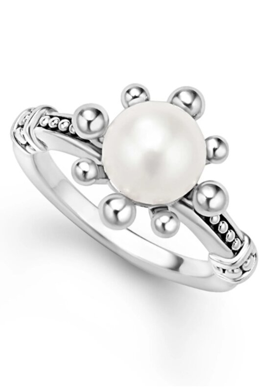 LAGOS Luna Fleur Pearl Ring