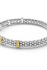 LAGOS Caviar Luxe Diamond 5mm Versa Toruqe Bracelet