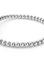 LAGOS Signature Caviar Two-Tone Caviar Cross Stretch Bracelet