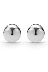 LAGOS Caviar Bubbly Silver Round Huggie Earrings