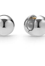LAGOS Caviar Bubbly Silver Round Huggie Earrings