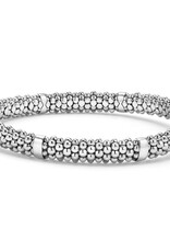 LAGOS Derby Two-Tone Caviar Buckle Diamond Bracelet | 9mm