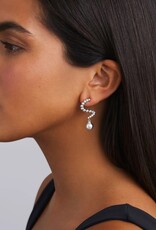 LAGOS Caviar Bubbly Silver Beaded Statement Drop Earrings