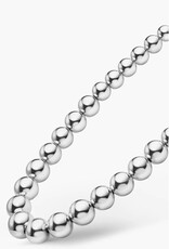 LAGOS Caviar Bubbly Silver Graduated Bead Necklace