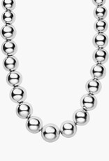 LAGOS Caviar Bubbly Silver Graduated Bead Necklace