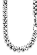 LAGOS Caviar Bubbly Silver Beaded Necklace