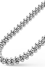 LAGOS Caviar Bubbly Silver Beaded Necklace