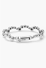 LAGOS Caviar Bubbly Silver Beaded Scalloped Bracelet