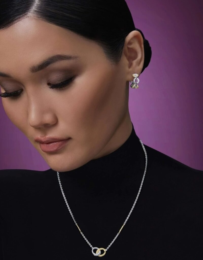 LAGOS Caviar Lux 12mm Diamond Necklace