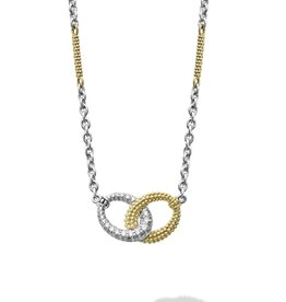 LAGOS Caviar Lux 12mm Diamond Necklace