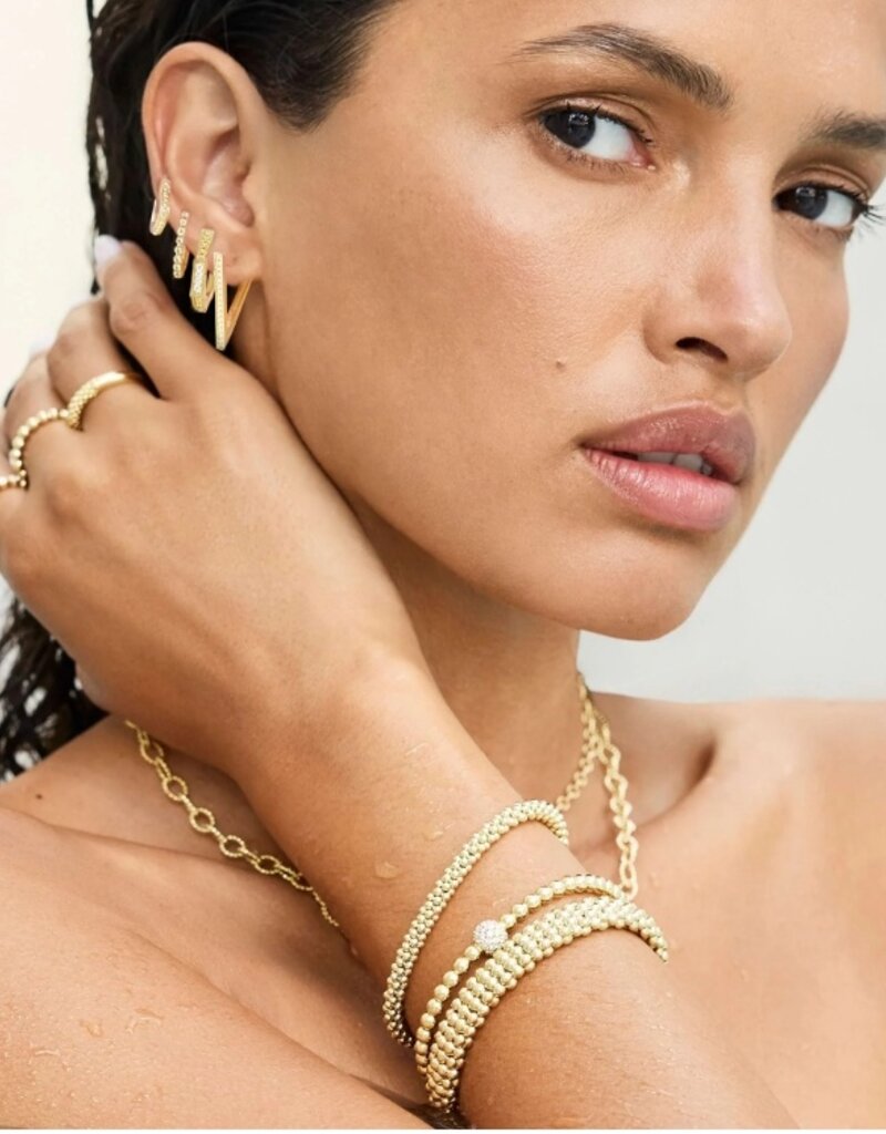 LAGOS Caviar Gold 18K Gold Caviar Huggie Earrings