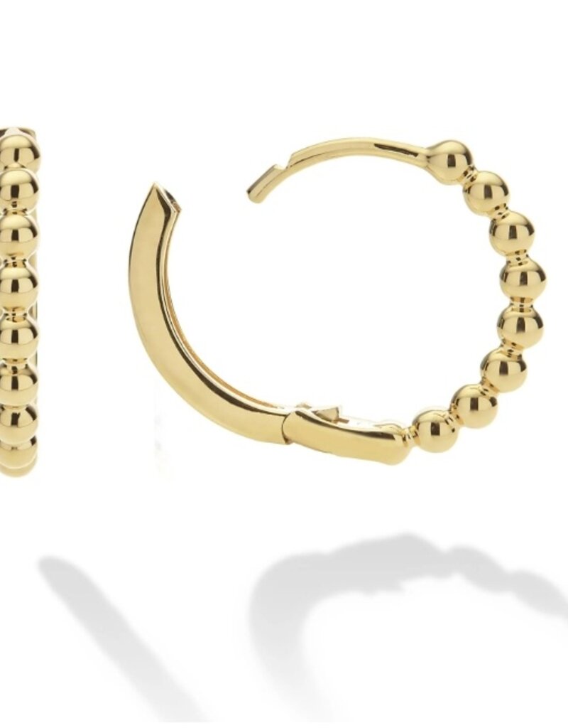 LAGOS Caviar Gold 18K Gold Caviar Huggie Earrings