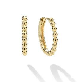 LAGOS Caviar Gold 18K Gold Caviar Huggie Earrings