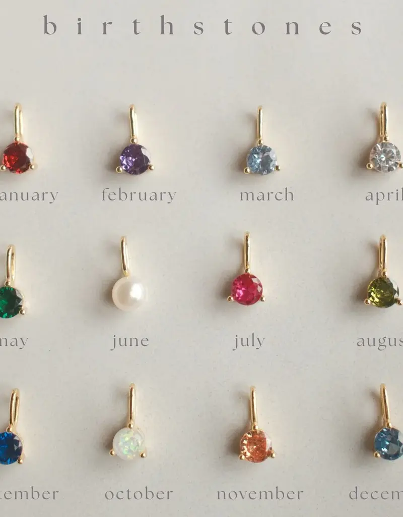 J.HOFFMAN'S FYB Birthstone Charms