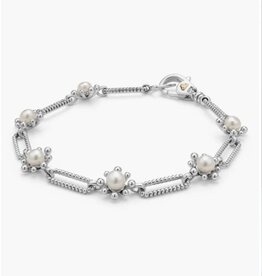 LAGOS Luna Fleur Pearl Link Bracelet