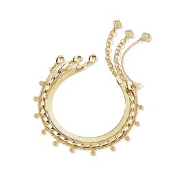 KENDRA SCOTT Kassie Set of 3 Chain Bracelets