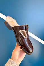 J.HOFFMAN'S Harlah Plush Flats- Chocolate