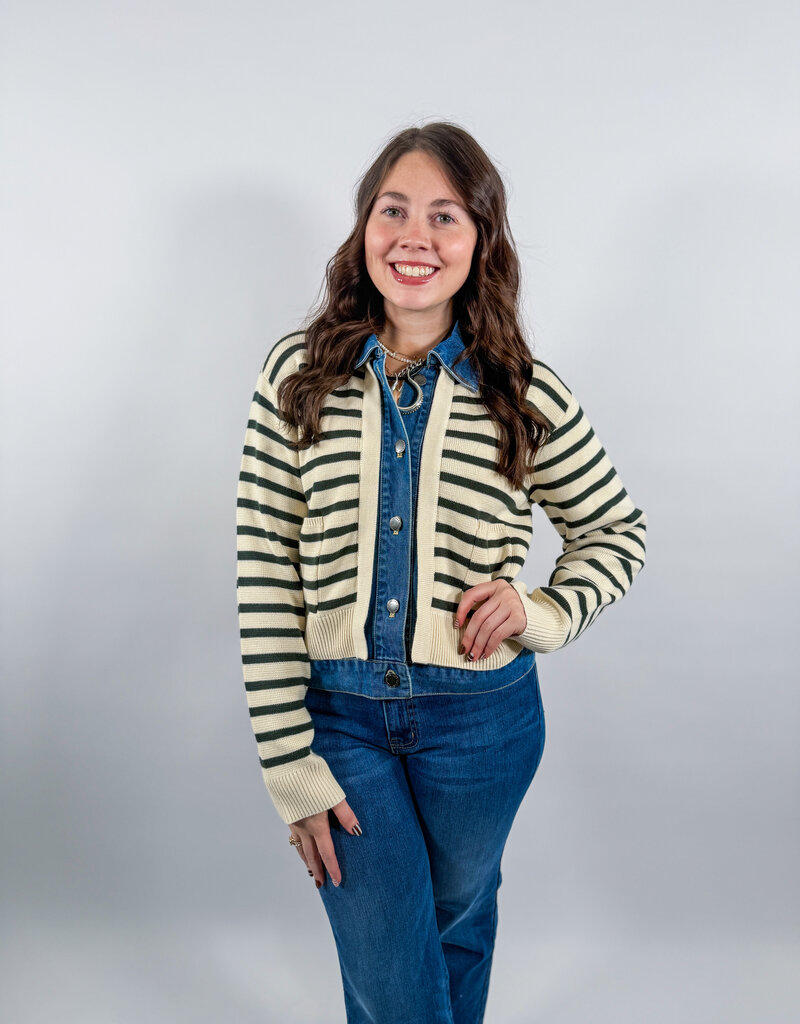 J.HOFFMAN'S Two Fold Sweater- Green