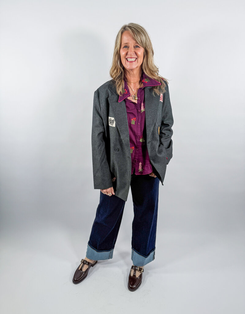 J.HOFFMAN'S Alora Blazer- Anthacite