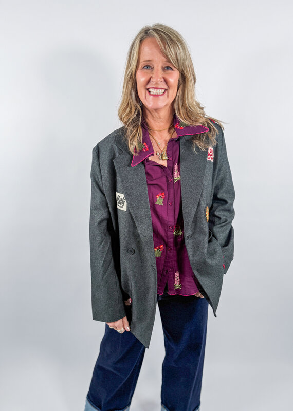 J.HOFFMAN'S Alora Blazer- Anthacite