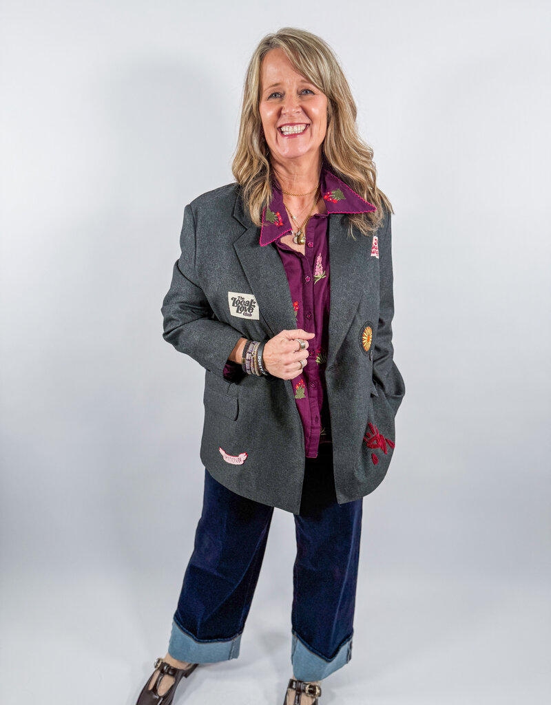 J.HOFFMAN'S Alora Blazer- Anthacite