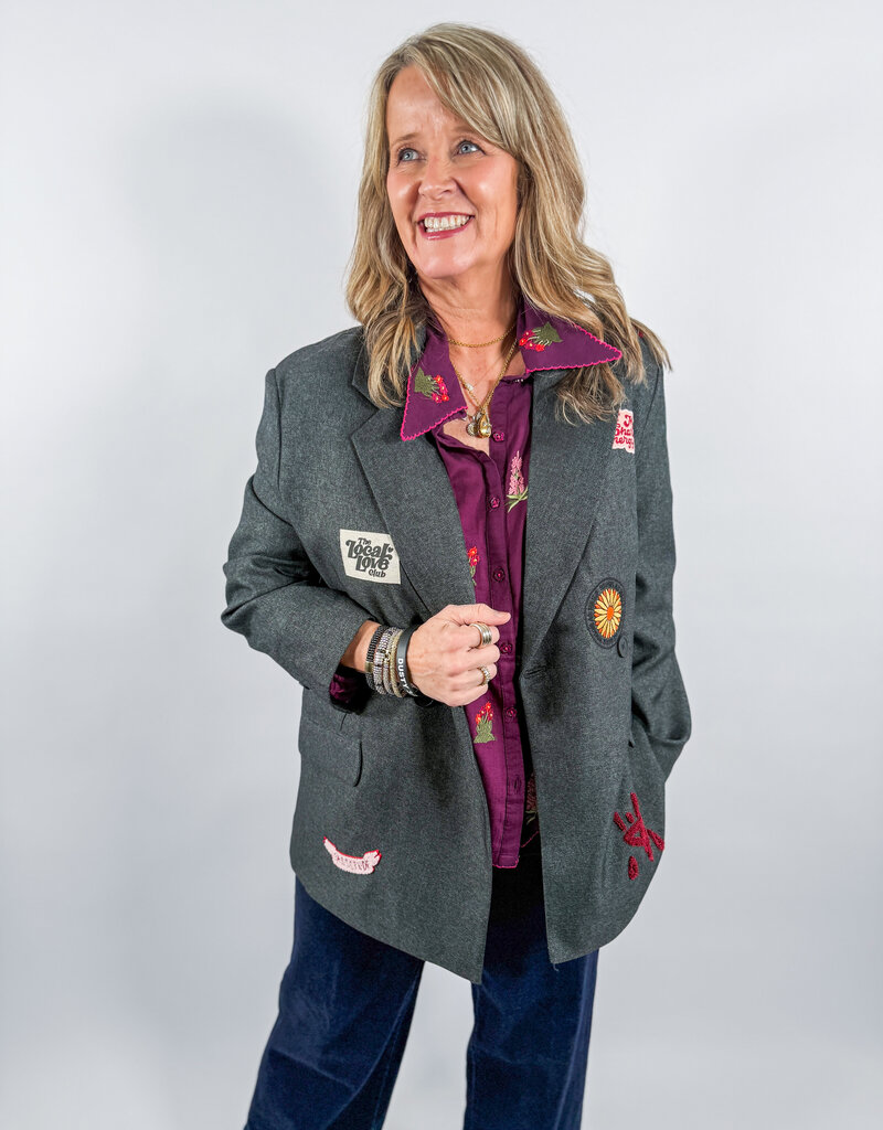 J.HOFFMAN'S Alora Blazer- Anthacite