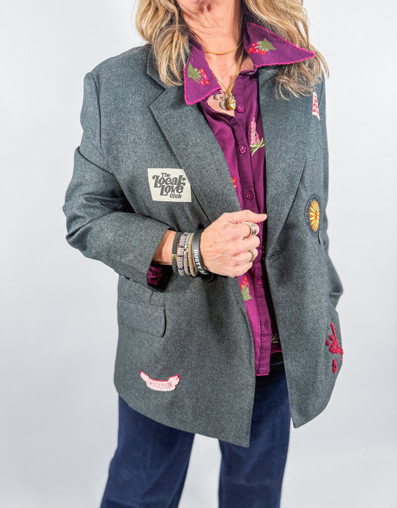 J.HOFFMAN'S Alora Blazer- Anthacite