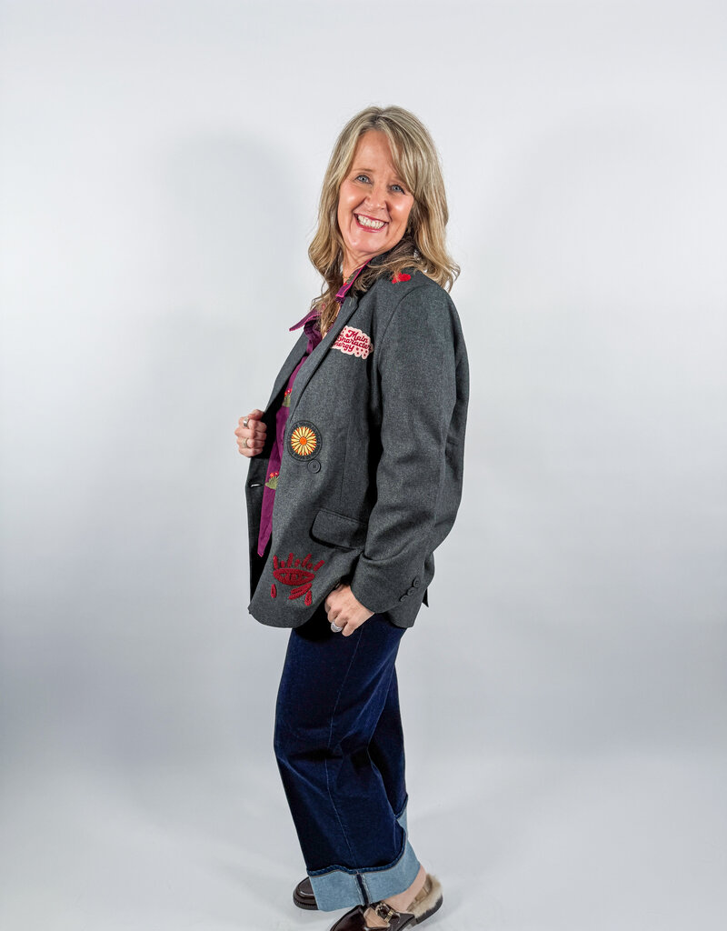 J.HOFFMAN'S Alora Blazer- Anthacite