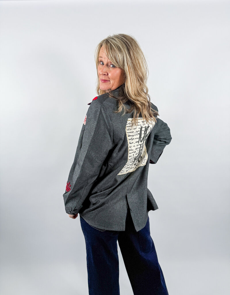 J.HOFFMAN'S Alora Blazer- Anthacite