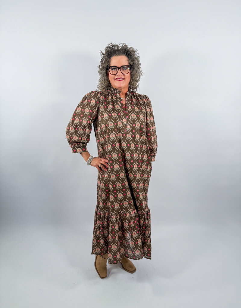 J.HOFFMAN'S Halden Dress- Brown