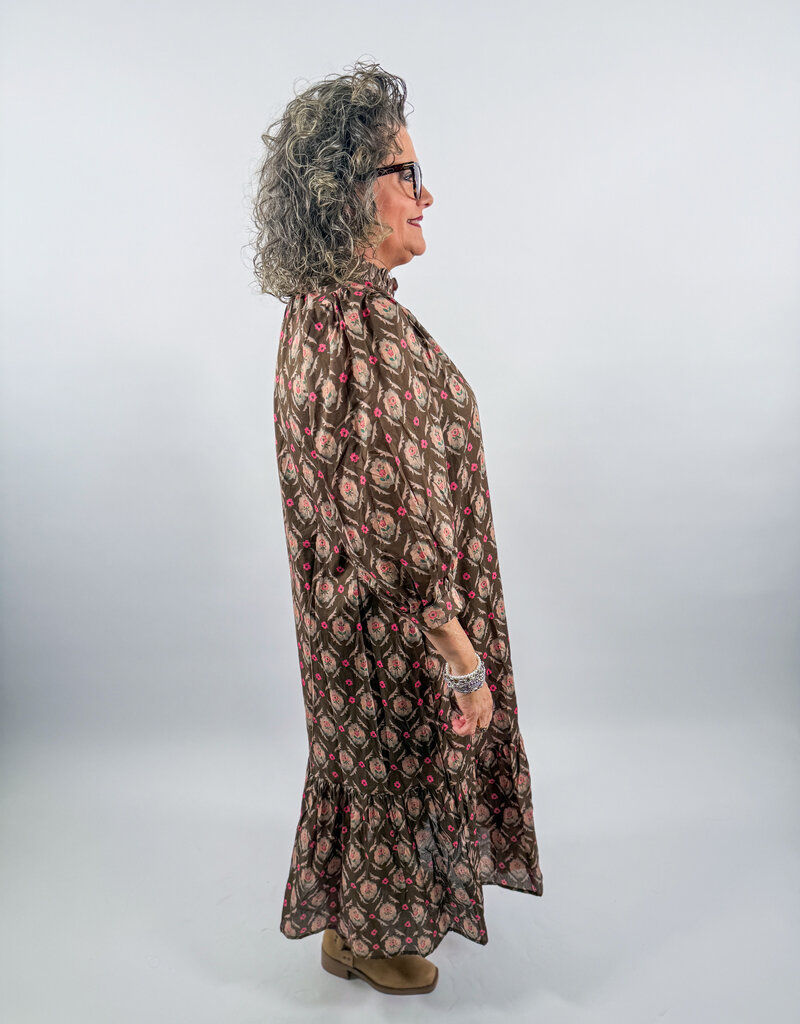 J.HOFFMAN'S Halden Dress- Brown