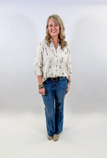 J.HOFFMAN'S Kairo Top- Cream