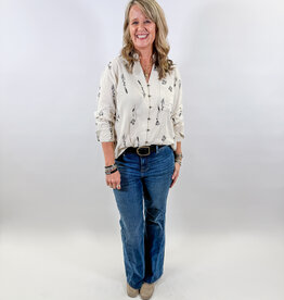 J.HOFFMAN'S Kairo Top- Cream