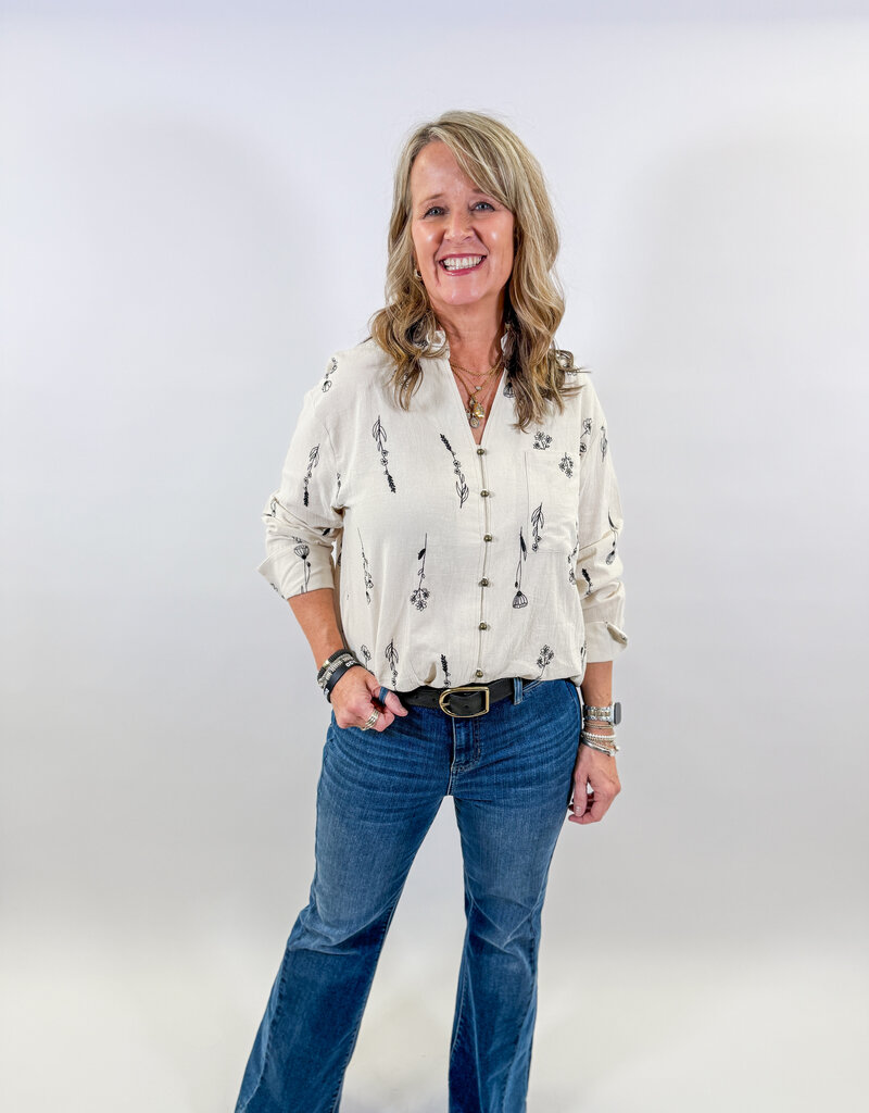 J.HOFFMAN'S Kairo Top- Cream